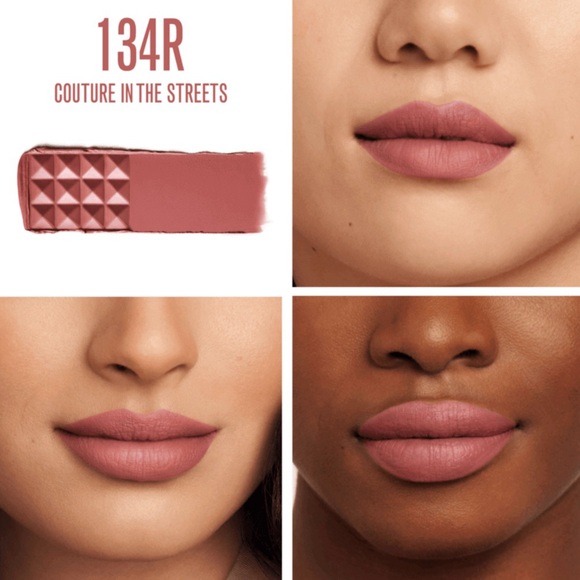 Spike Valentino Matte Lipstick, Color 134R “Couture in the Streets”, Travel Size - Picture 3 of 5